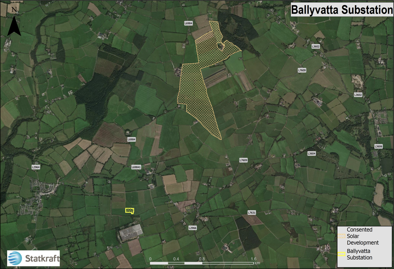 Ballyvatta Substation map