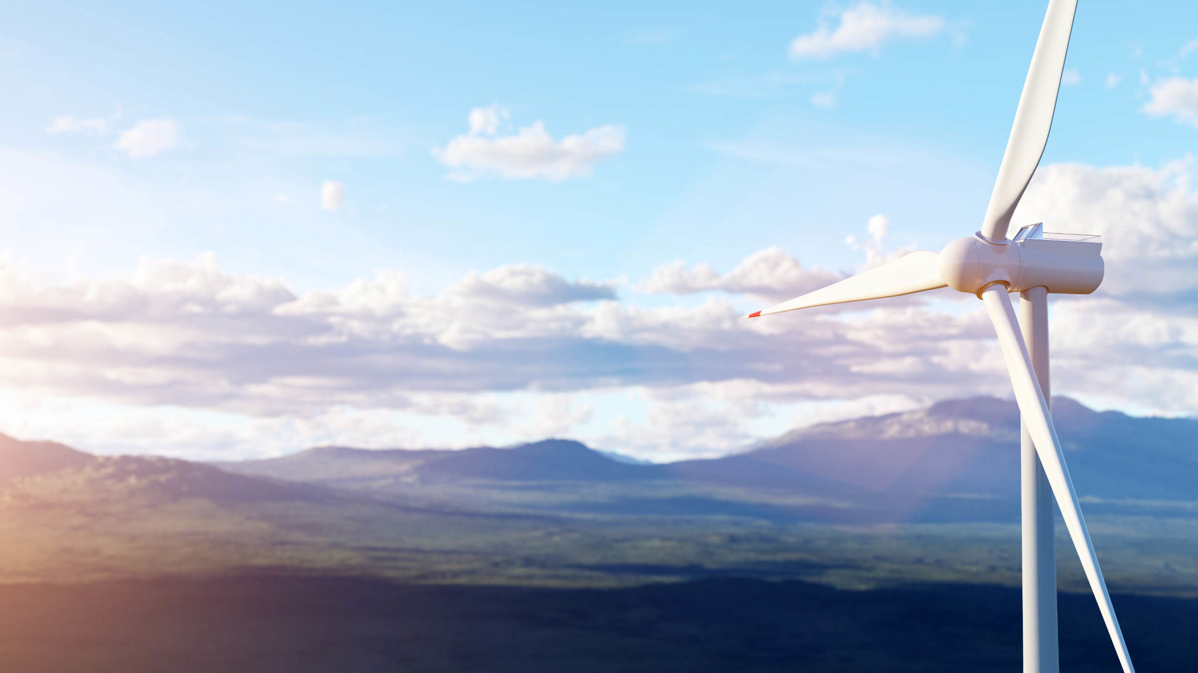 Wind Turbine at sunset